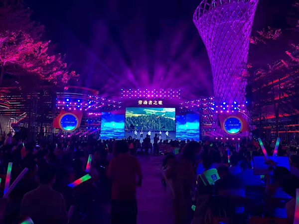 滨海湾之夜